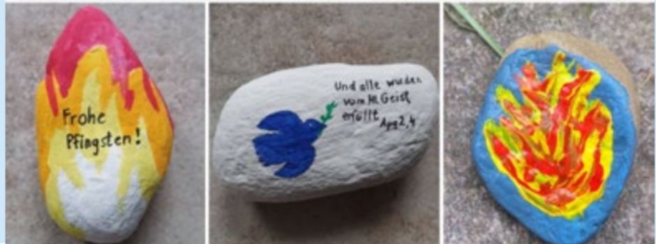 Pfingststeine - Macht mit bei der Aktion!
