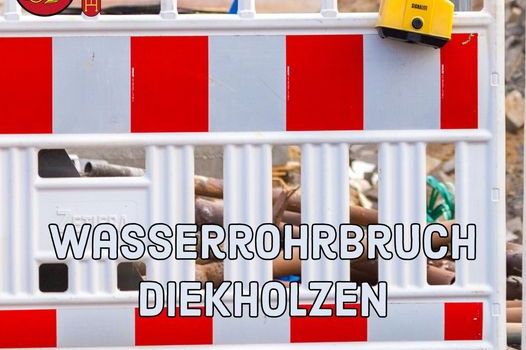 Wasserrohrbruch im Eschenweg