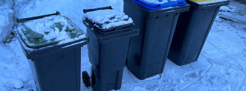 Winterwetter - Ausfälle bei der Müllabfuhr