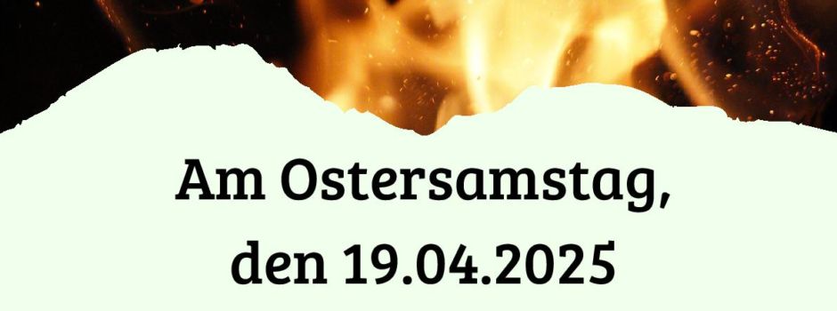 Osterfeuer in Weißenborn