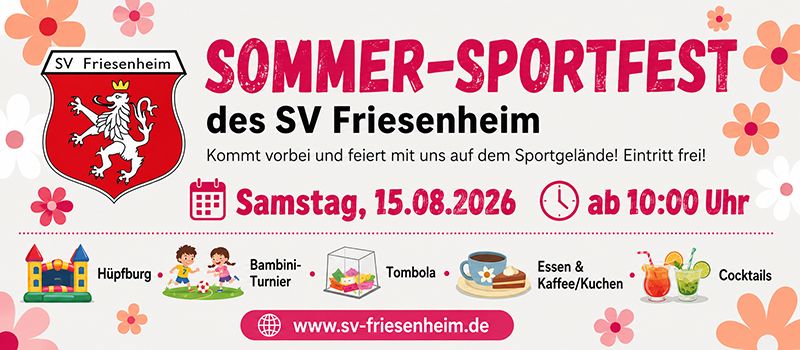 Spiel, Sport und gute Laune: Sommer-Sportfest beim SV Friesenheim