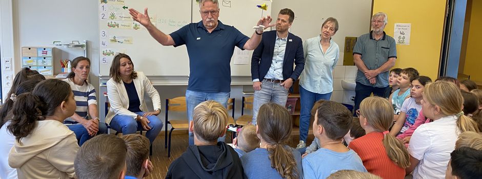 Kunstprojekt an der Grundschule Lotte verbindet Nachhaltigkeit, Naturschutz und Frieden