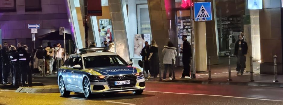 Polizeieinsatz am Römischen Theater in Mainz