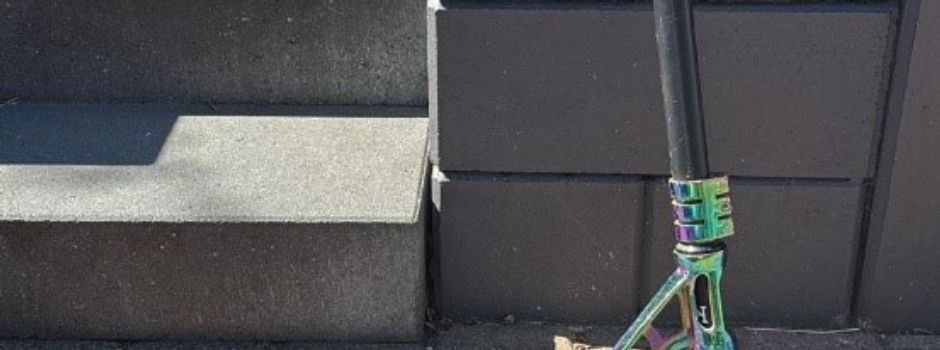 Scooter gefunden im Blumenstück