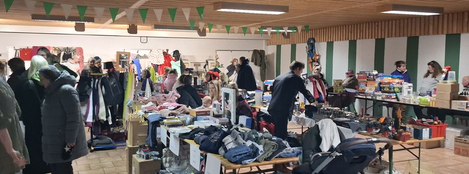 Volles Haus beim Flohmarkt im Schützenverein Hellingst