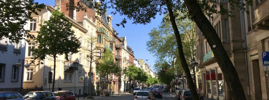 Taunusstraße in Wiesbaden am Wochenende voll gesperrt