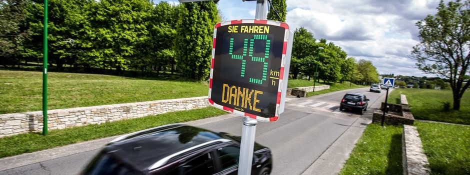Verkehrsmessung in der Mühlhofener Straße