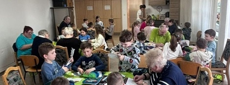 Fahrenbacher Erstklässler besuchen erneut das Seniorenheim