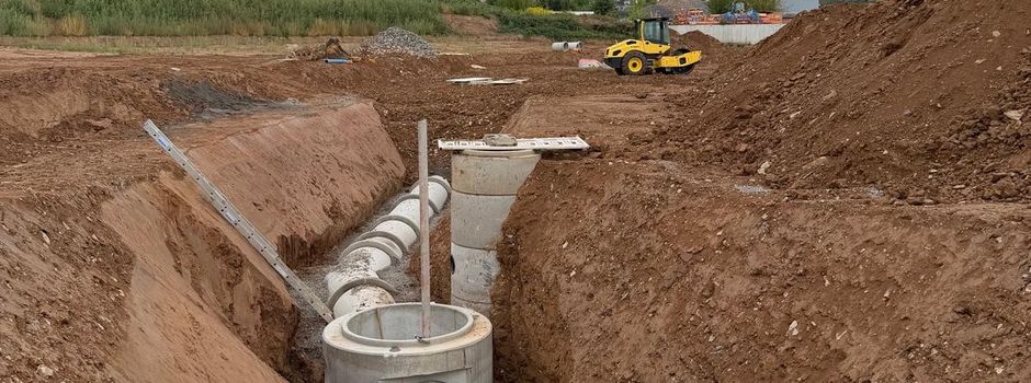Bauarbeiten rund um den Tannenweg und die innerörtliche Entlastungsstraße schreiten voran