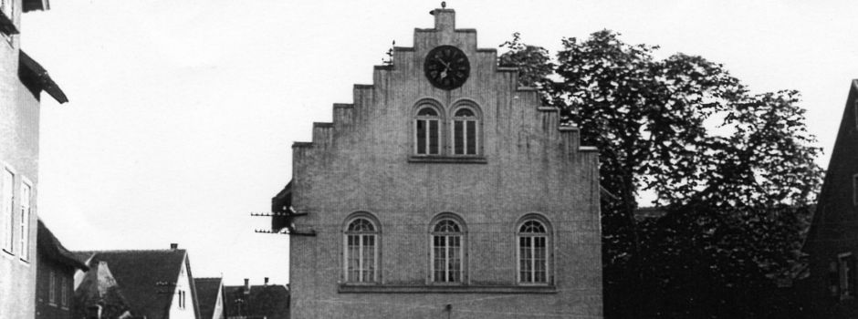 Das historische Bild der Woche. Ehemaliges Rathaus in Dexheim.