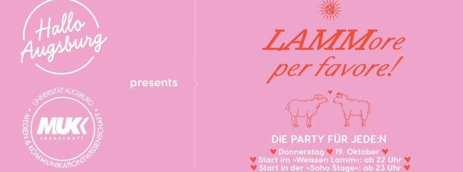 LAMMore per favore – feiere mit uns den Semesterstart!