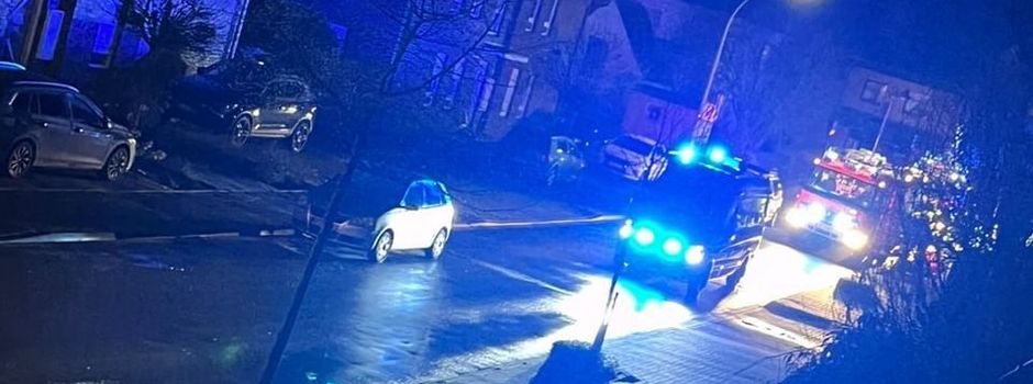 PKW-Brand in der Berliner Straße