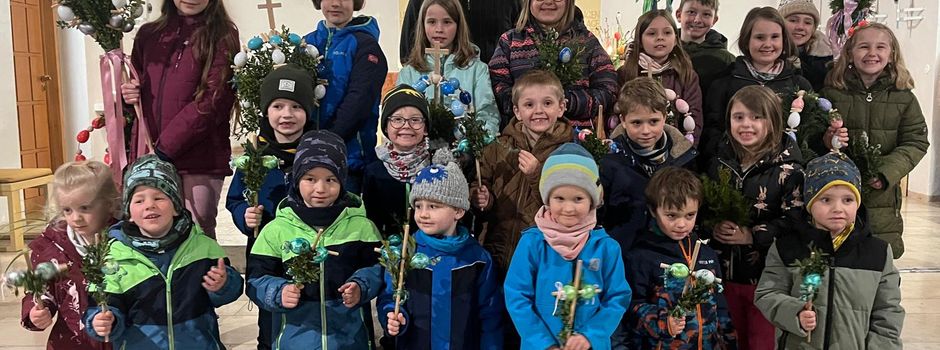 Unsere Gemeinde feiert Palmsonntag -Gottesdienst