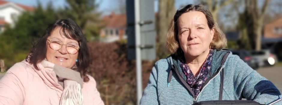 Unsere Stadtradel-Alltagsheldinnen aus Hollen: Elsi Böttjer und Geesche Jungclaus
