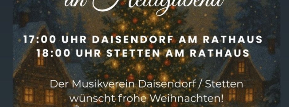 Weihnachtsständchen an Heiligabend