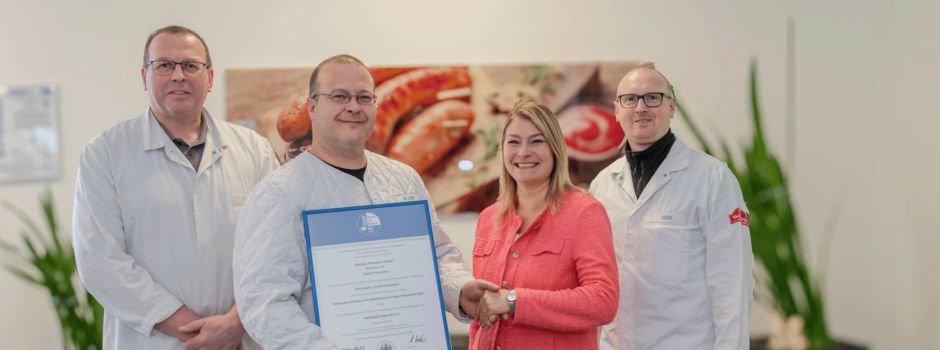 WASGAU Metzgerei erneuert Gütesiegel