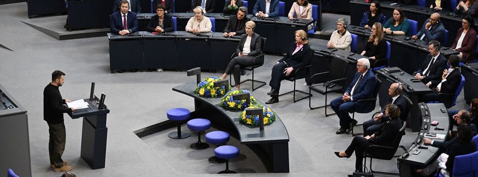 Selenskyj im Bundestag: Putin muss den Krieg verlieren
