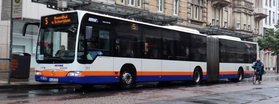 Drei Tage Busstreik in Wiesbaden