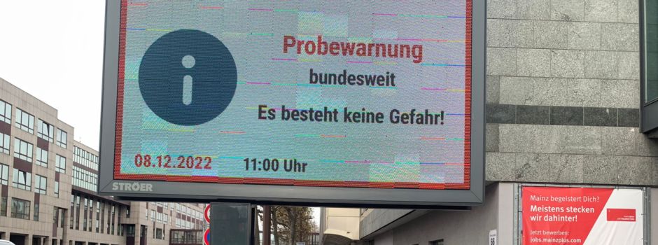 Feuerwehr zieht Bilanz: So lief der Warntag in Mainz