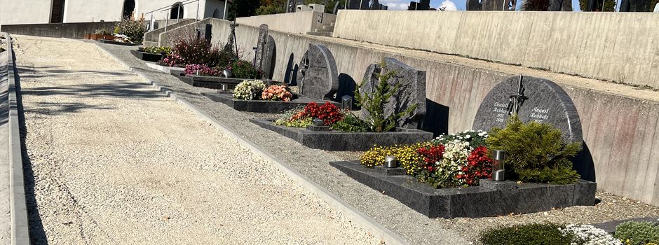 Umsetzung des neuen Friedhofskonzeptes geht voran