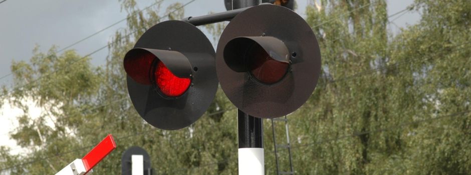 Arbeiten am Bahnübergang Heerstedter Straße (K45) in Lunestedt