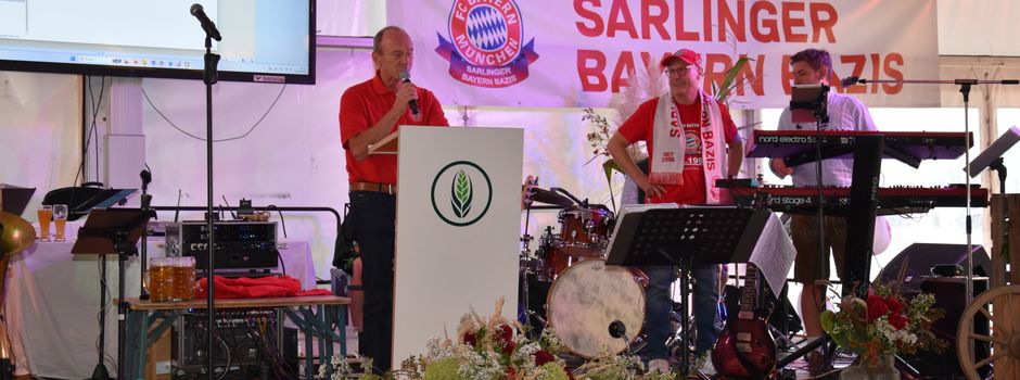 Die Sarlinger Bayern Bazis feiern ihr 30-jähriges Gründungsfest und spenden die Einnahmen aus dem Losverkauf