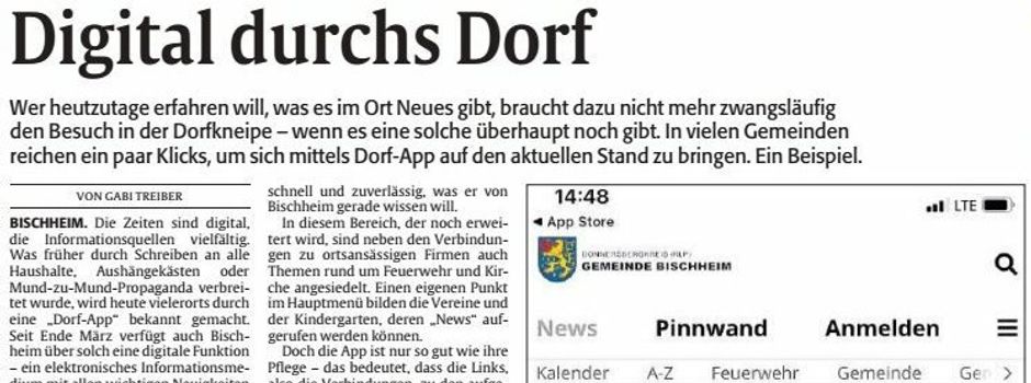 Digital durchs Dorf