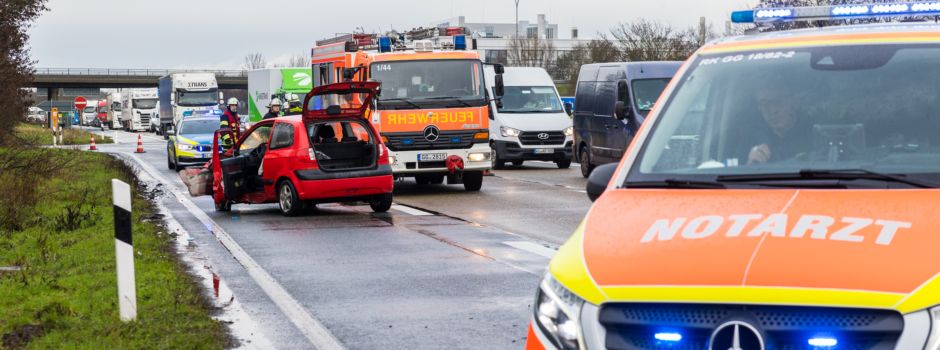 A60: Schwerer Unfall mit langem Stau
