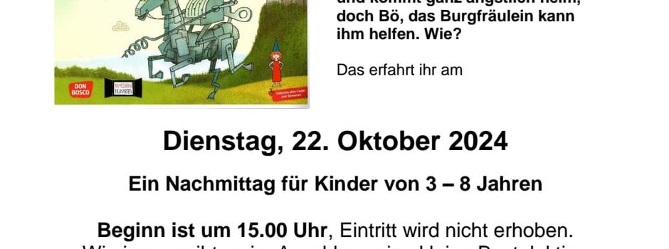 Bilderbuchnachmittag in der Stadtbücherei!