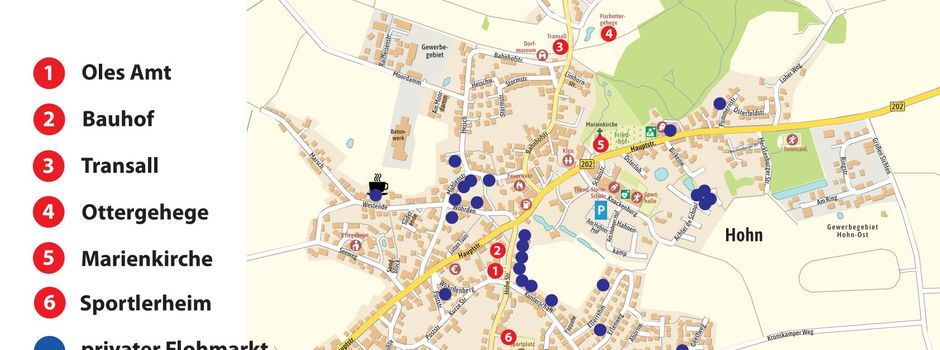 Erste Anmeldungen Dorfflohmarkt sind notiert