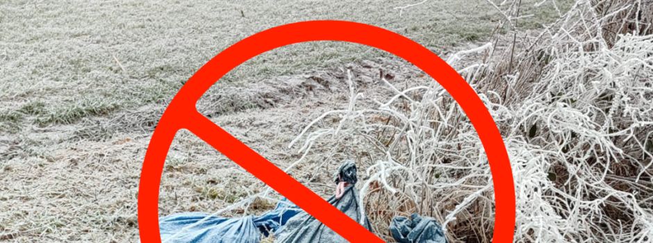 llegale Müllentsorgung ist kein Spaß!