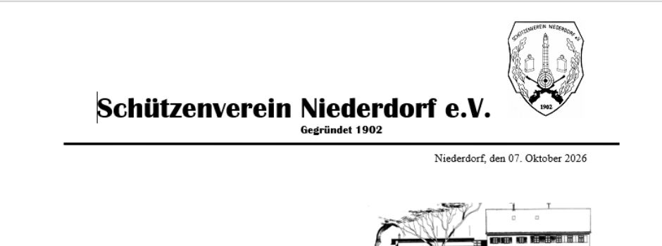 Einladung zur Generalversammlung