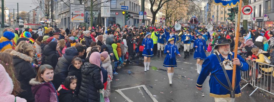 Musikzug zum 46. Mal beim Düsseldorfer Rosenmontagszug