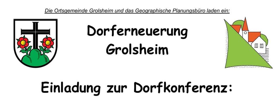 Dorfkonferenz zur Dorferneuerung – Gemeinsam die Zukunft gestalten