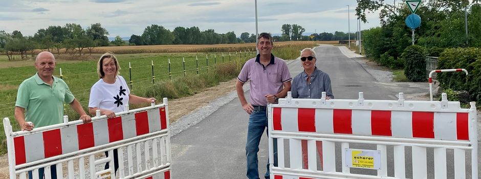 Straßensperrung am Friedhof nach einem Jahr aufgehoben