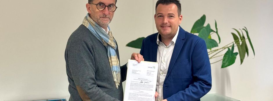 Bescheidübergabe durch das Innenministerium zum Thema Hochwasser