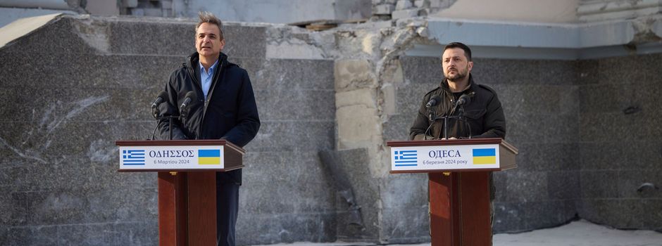 Beschuss während Odessa-Besuch von Selenskyj und Mitsotakis