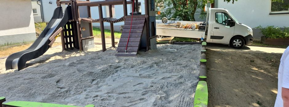 Spielplatz und Dachsanierung in Kita Steinfischbach