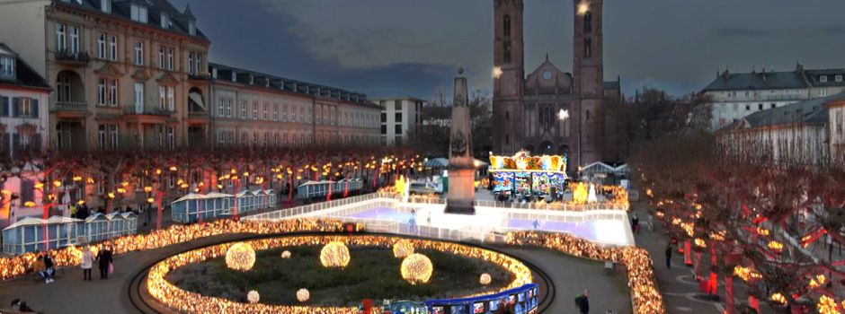 Luisenplatz On Ice: Erster Kinder-Sternschnuppenmarkt in Wiesbaden