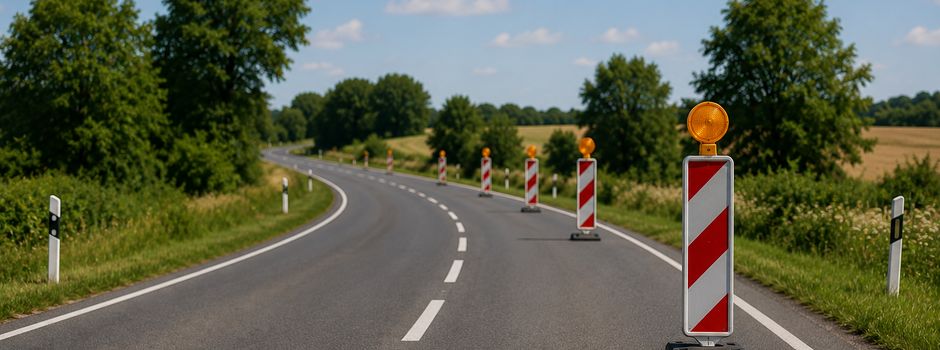 Kurzfristige Fahrstreifensperrung auf der Kreisstraße (K202)