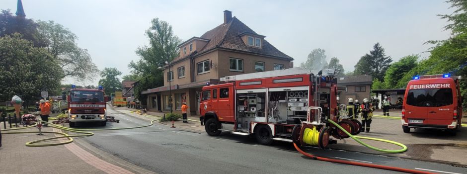 Feuer in Fleischereifachgeschäft