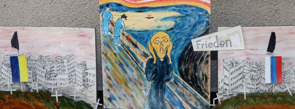 Demo- und Friedensappell in der Mondorfer Gartenstraße