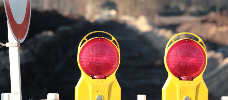 Bauarbeiten auf dem Drosselweg