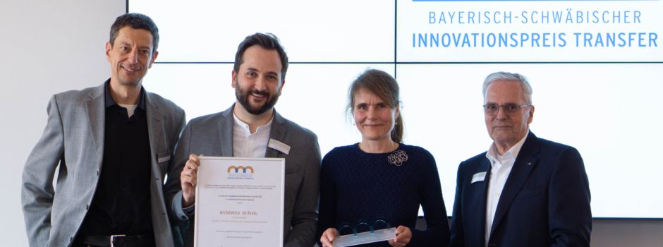 Bayerisch-Schwäbischer Innovationspreis: Sieg für Augsburger Projekt „Architektur. Im Kreis.“