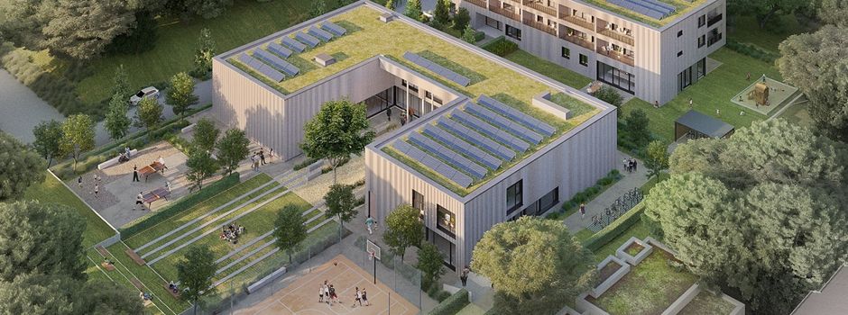 So soll das neue Stadtteilzentrum am Wiesbadener Gräselberg aussehen