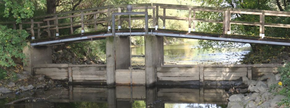 Sieg: Brücke am Discholl stabilisiert