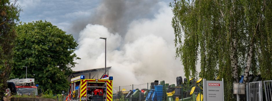 Großbrand in Gundersheim: Feuerwehr die ganze Nacht im Einsatz