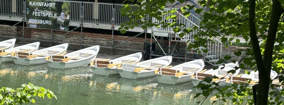 Comeback: Augsburger Kahnfahrt startet im Mai in die Saison 2024