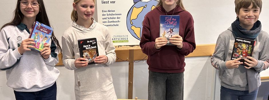 Vorlesewettbewerb der Von‑Zumbusch‑Gesamtschule: Leandra Siebert begeistert mit „Find me in Paris“