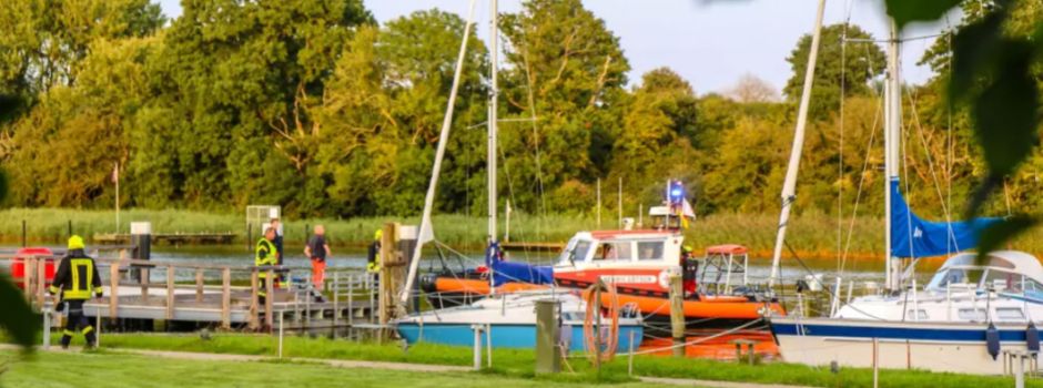 Einsatz der Feuerwehr in Missunde